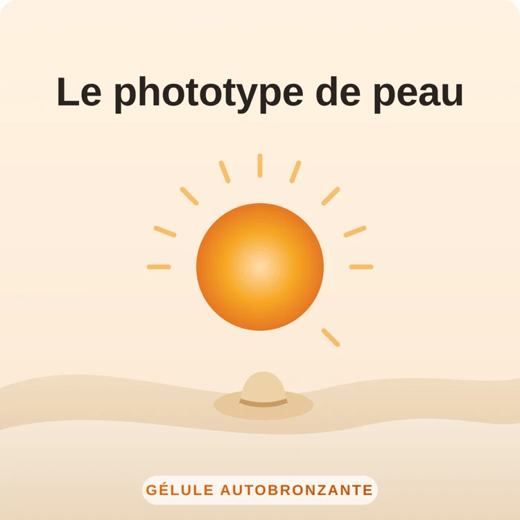 phototype de peau : illustration