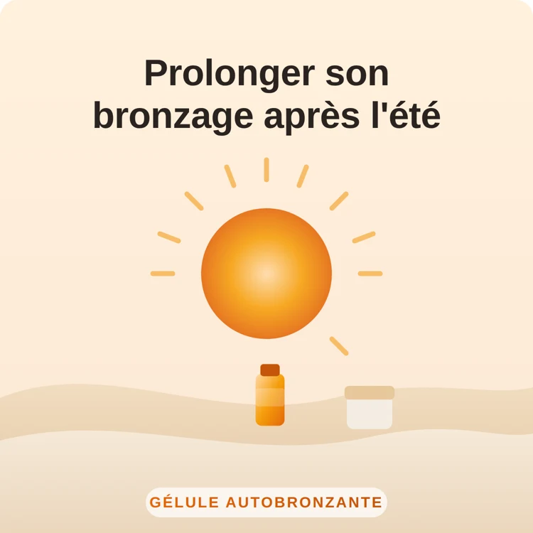 prolonger son bronzage : illustration