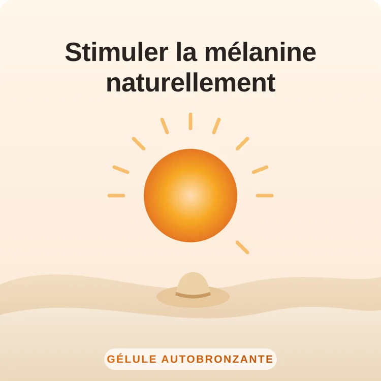 stimuler la mélanine naturellement : illustration